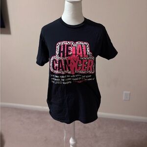 Tultex Black and Pink Short Sleeve Tee